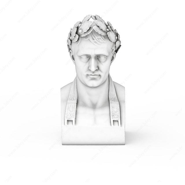 拿破仑石膏像3D模型