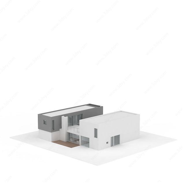 房屋建筑3D模型