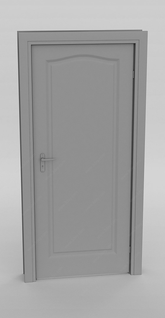 推拉卧室门3D模型