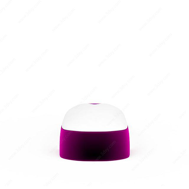 紫色鼠标3D模型