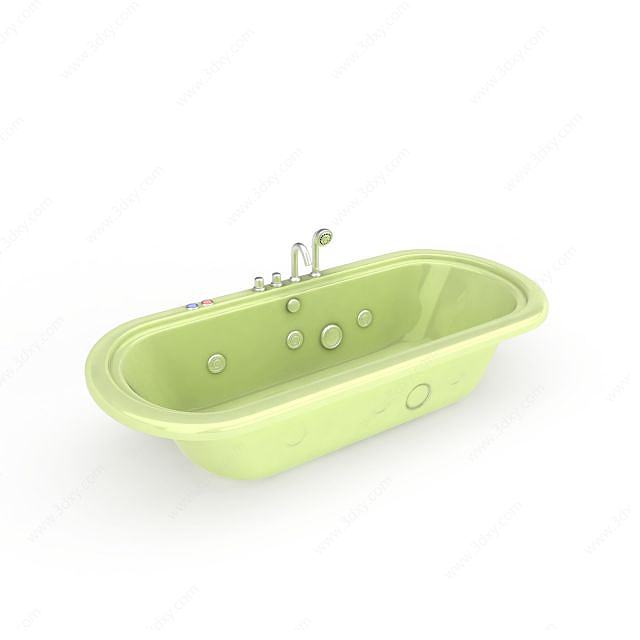 浴室浴缸3D模型
