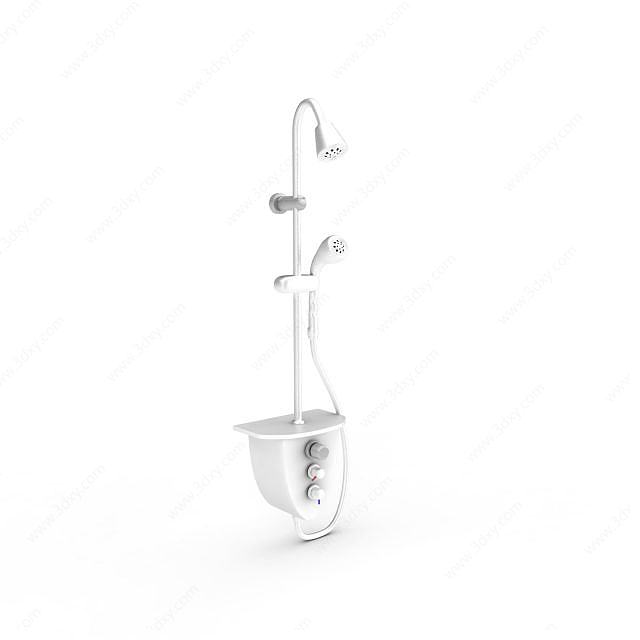 浴室淋浴喷头3D模型