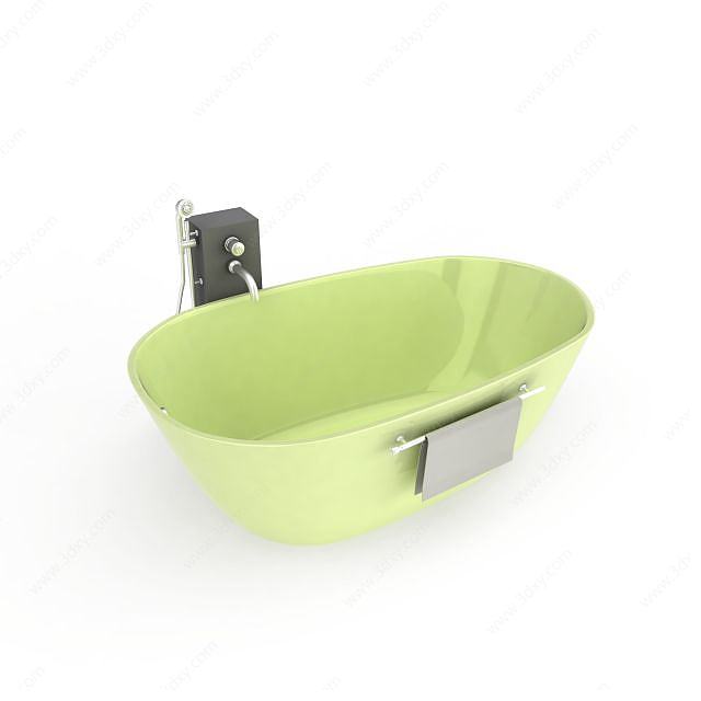 浴室浴缸3D模型
