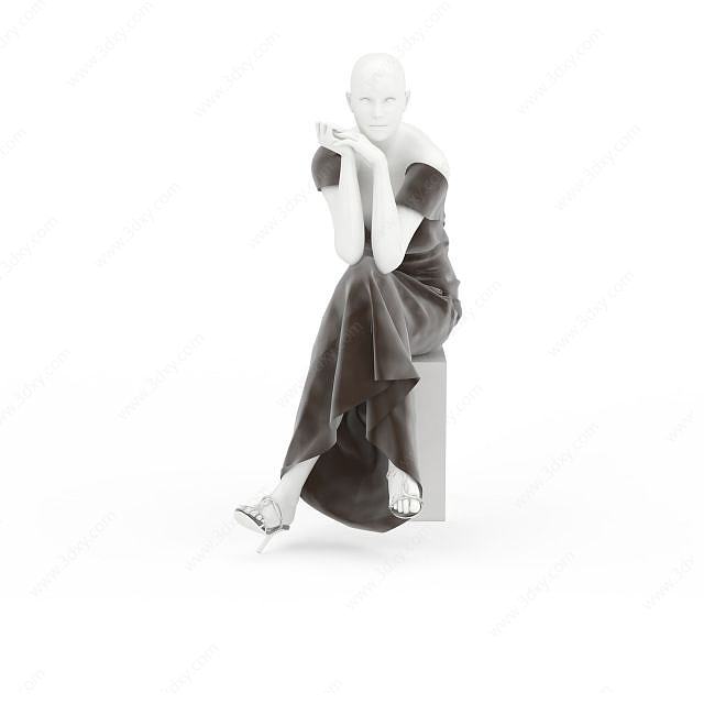 服装模特3D模型