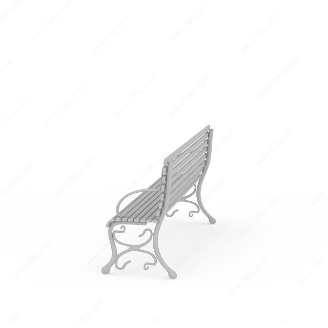 公园长椅3D模型
