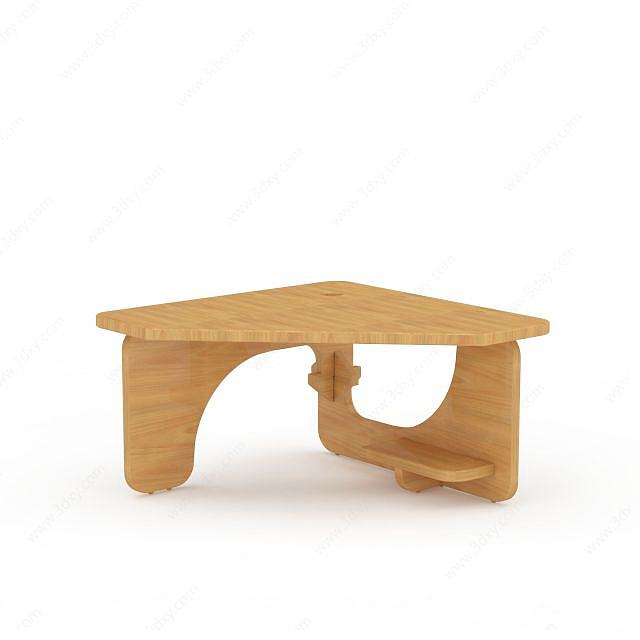 创意木桌3D模型