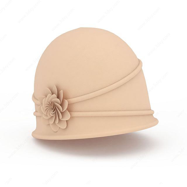 粉色帽子3D模型