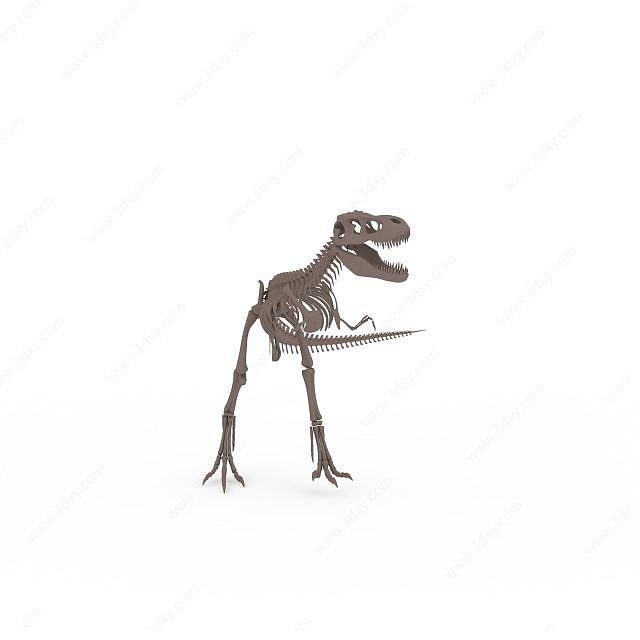 恐龙化石3D模型