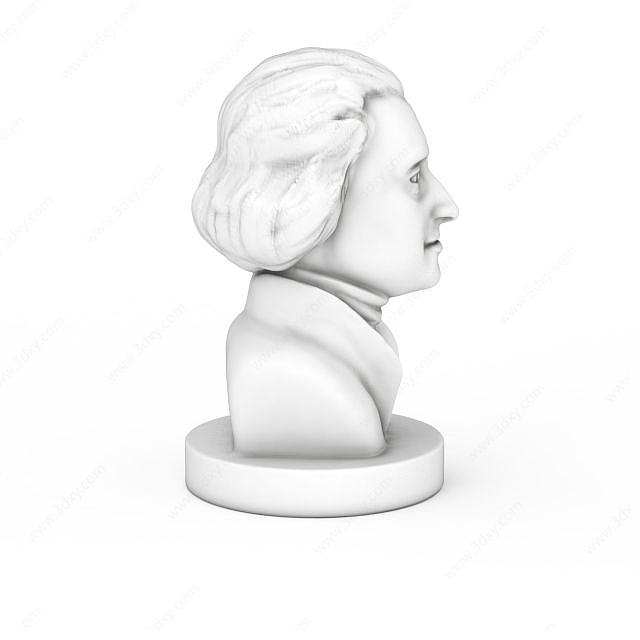 托马斯杰斐逊雕像3D模型