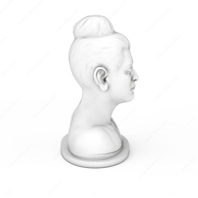 释迦牟尼佛祖雕像3D模型