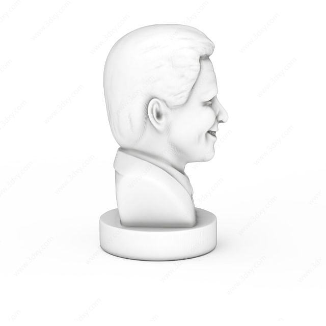罗姆尼雕塑3D模型