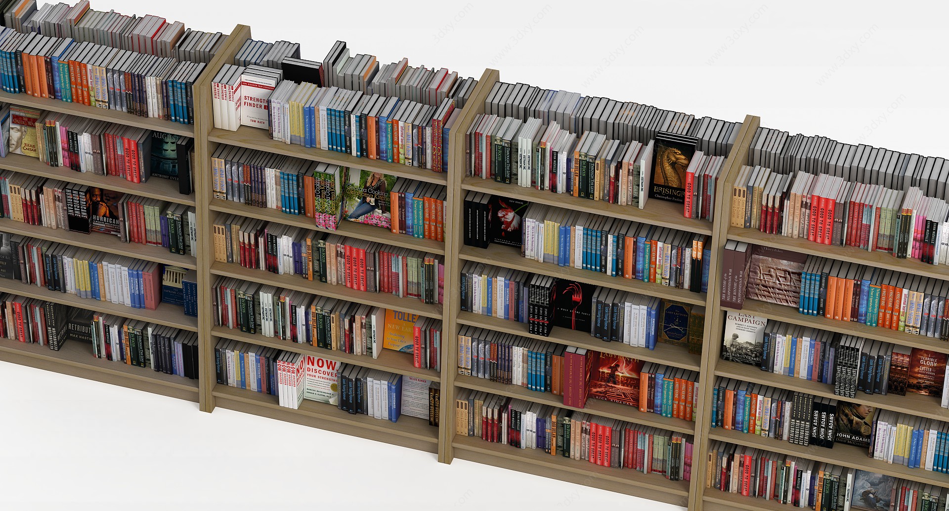 图书馆书架3D模型