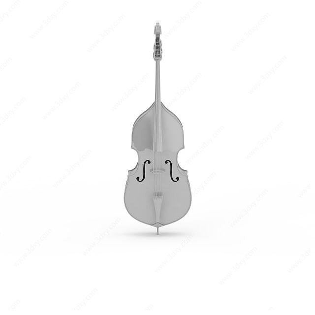 大提琴3D模型
