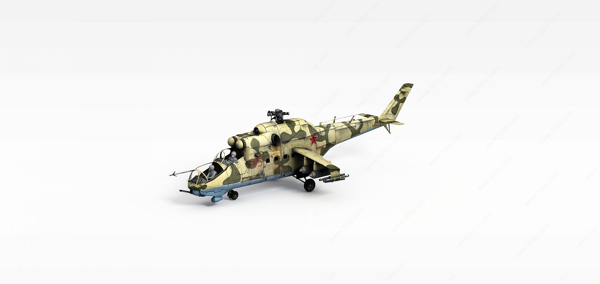 军用飞机3D模型