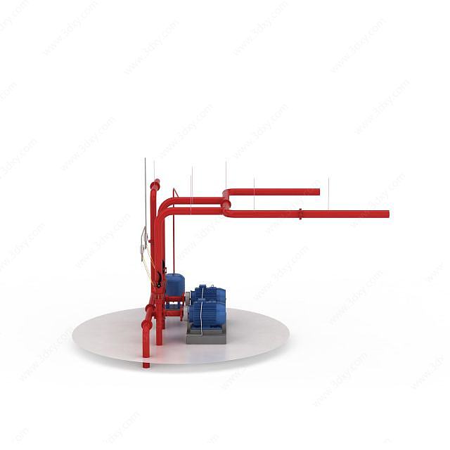 水电站设备3D模型