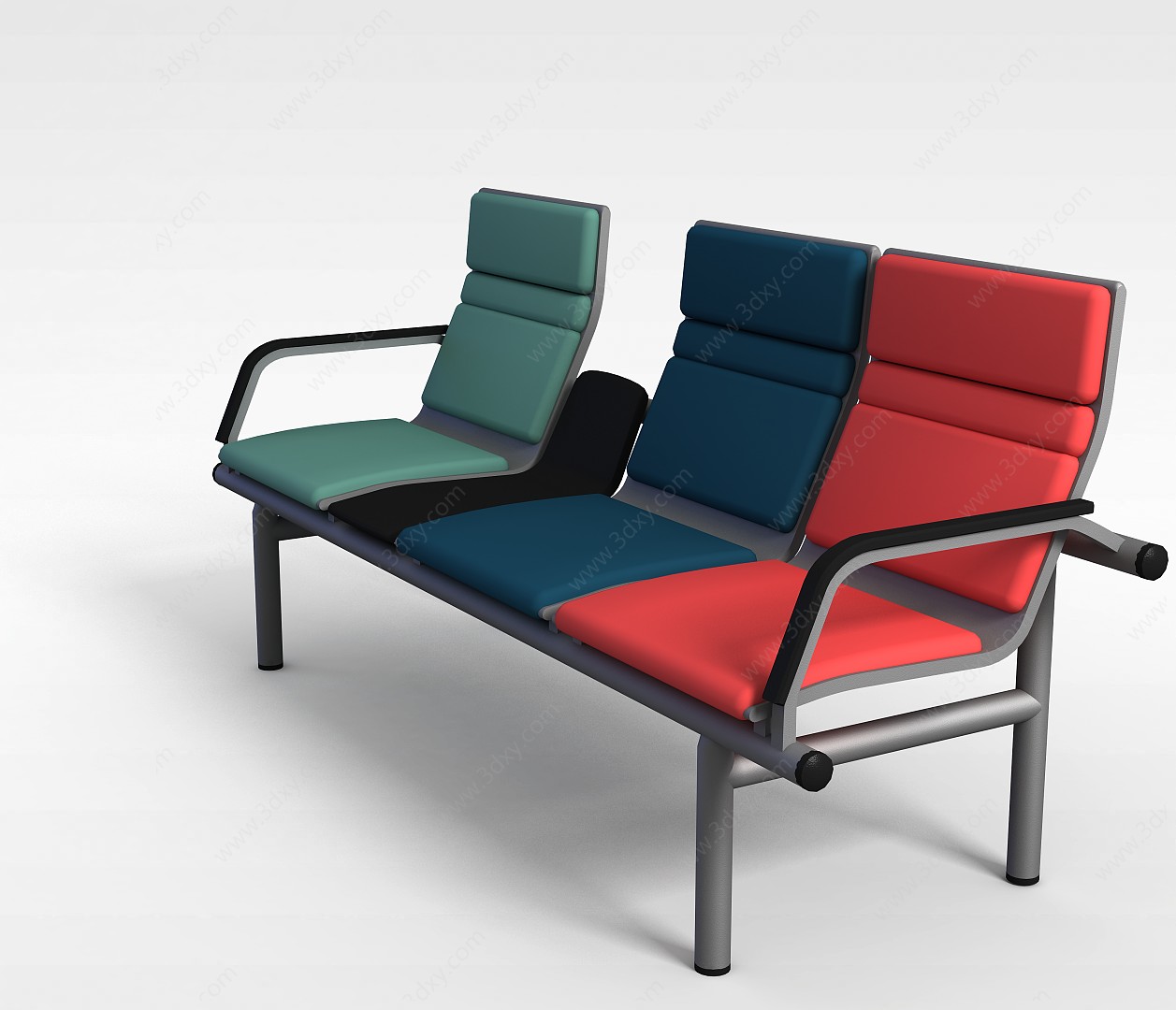 彩色休闲椅3D模型