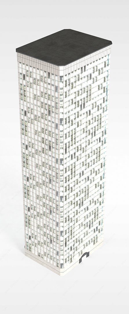 夜景大楼3D模型