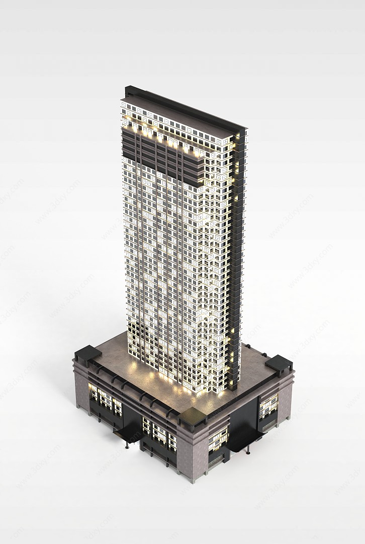 现代大楼3D模型