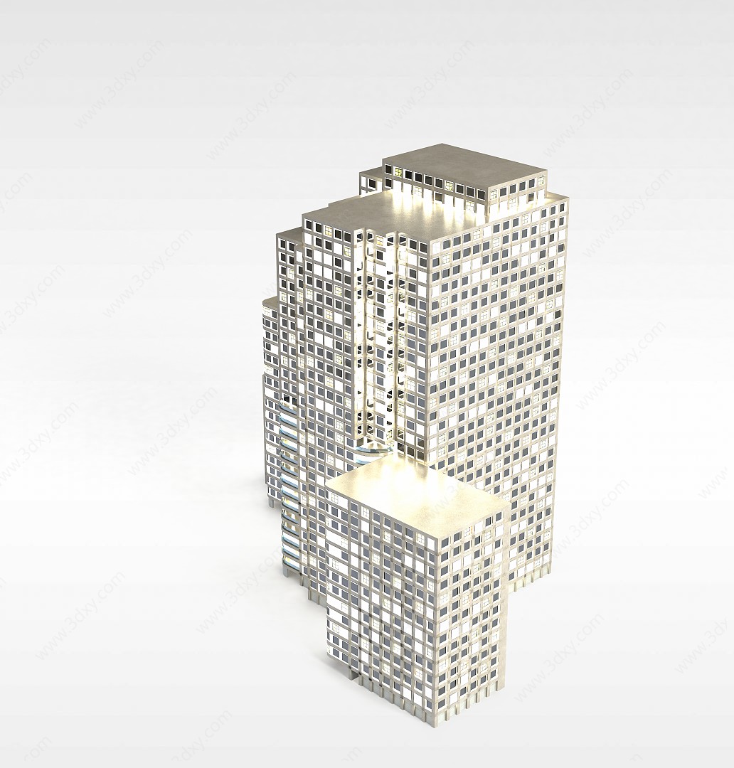 建筑大楼3D模型