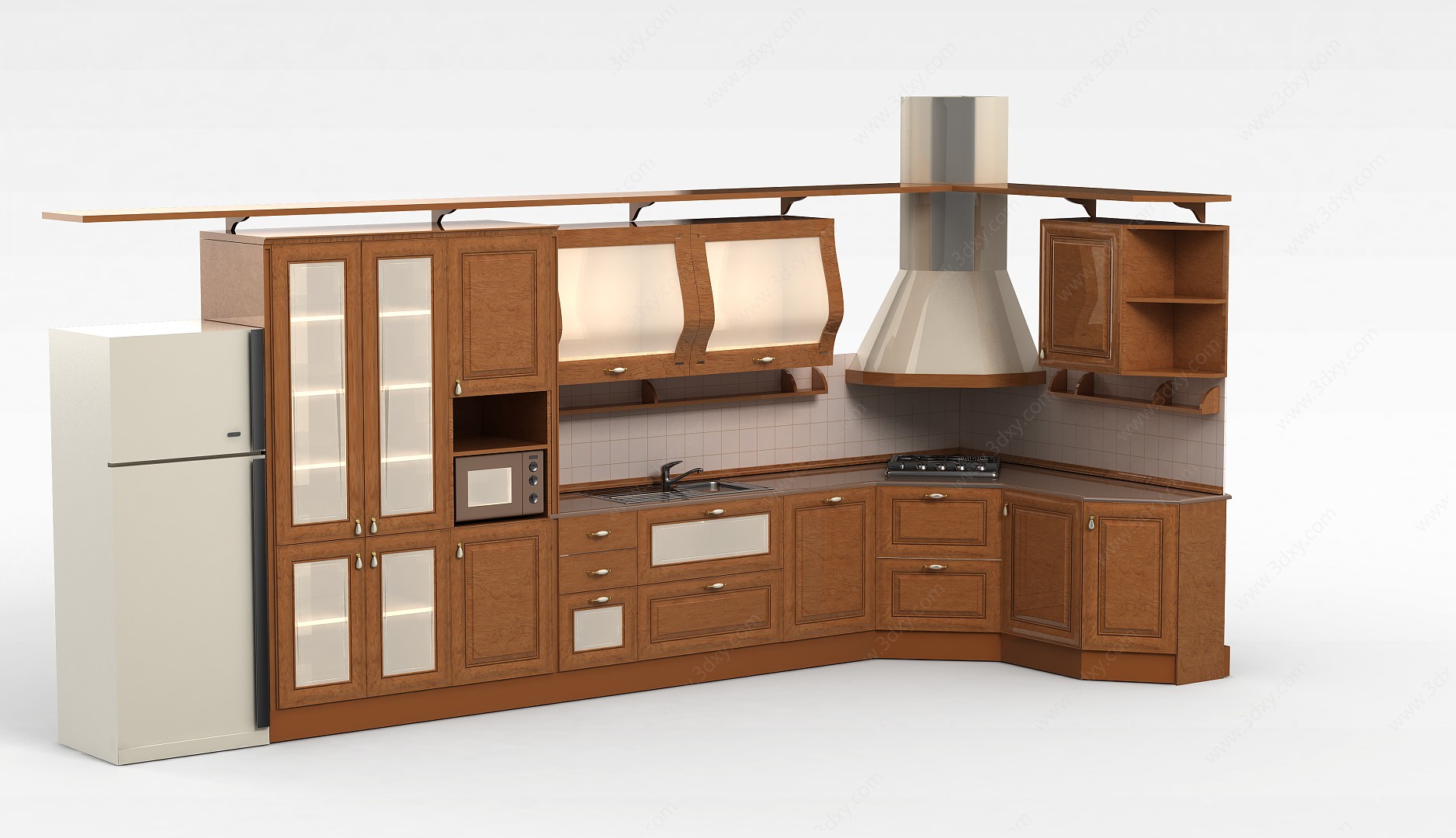木制厨柜3D模型