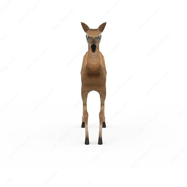 母鹿3D模型