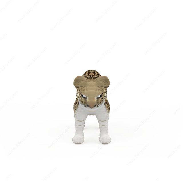 小豹子3D模型