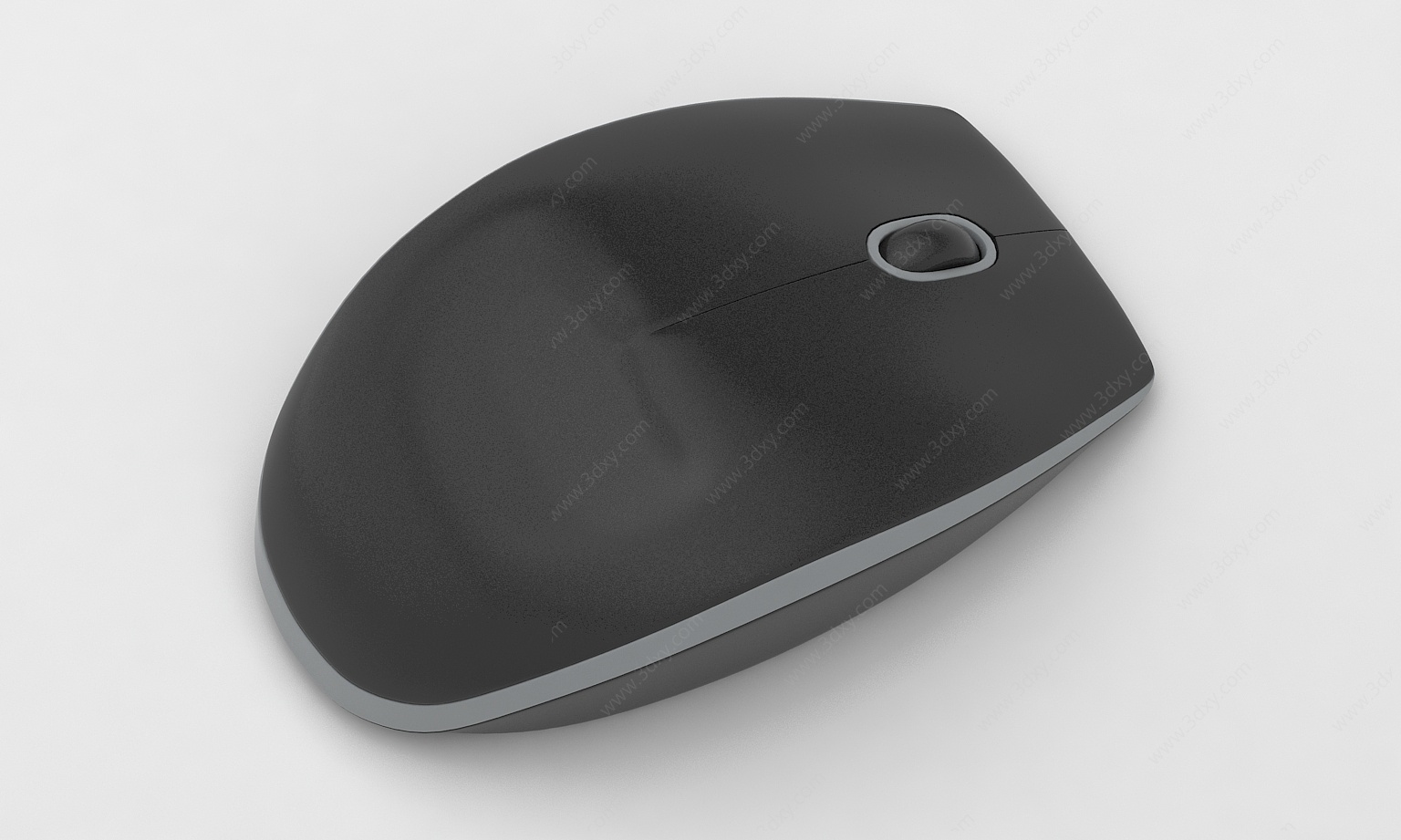 黑色无线鼠标3D模型