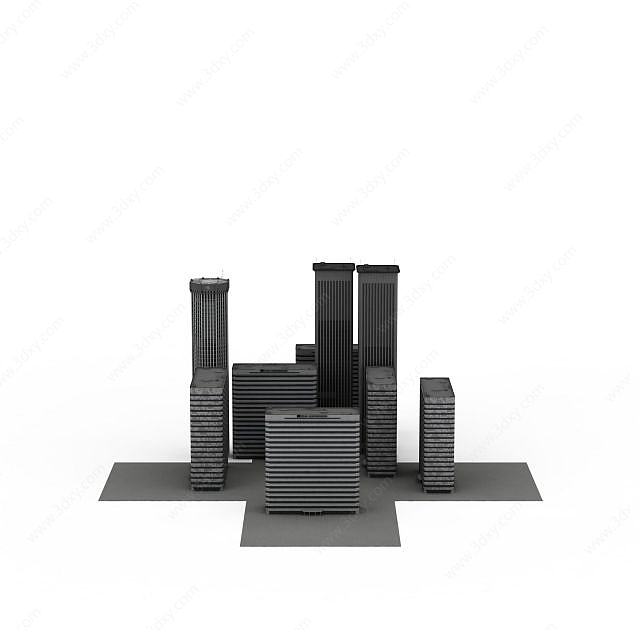 军事大楼3D模型
