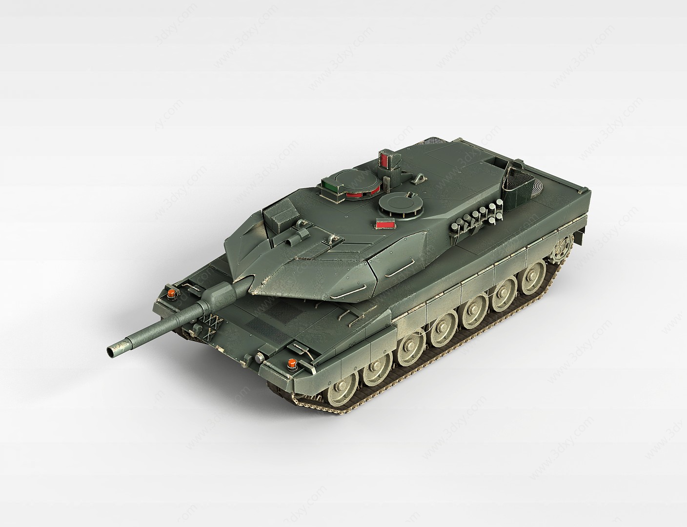 法国AMX CDC中型坦克3D模型