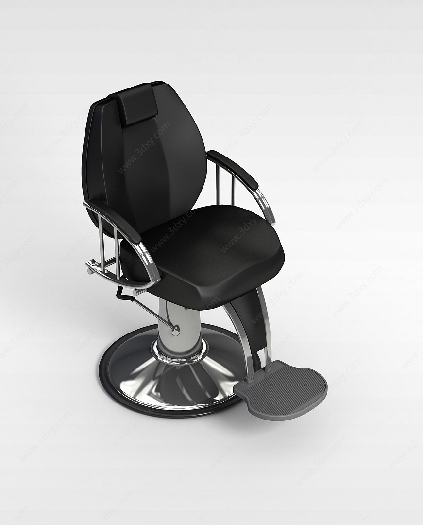 黑色椅子3D模型