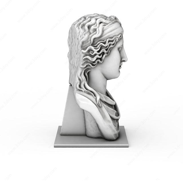 阿芙萝雕塑3D模型