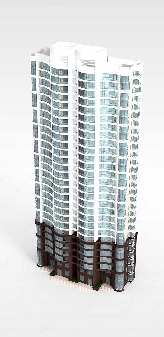 大厦建筑3D模型