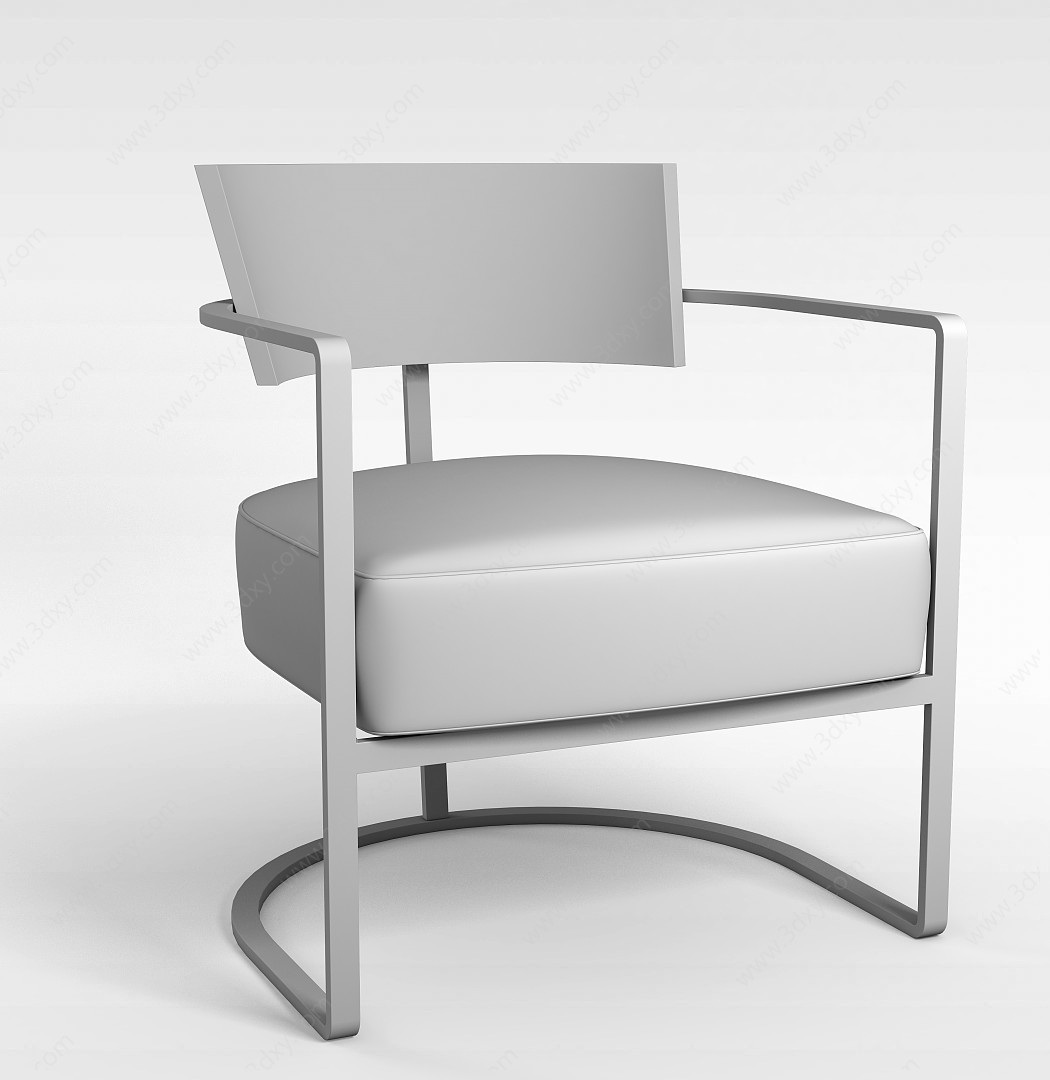 简约沙发椅3D模型