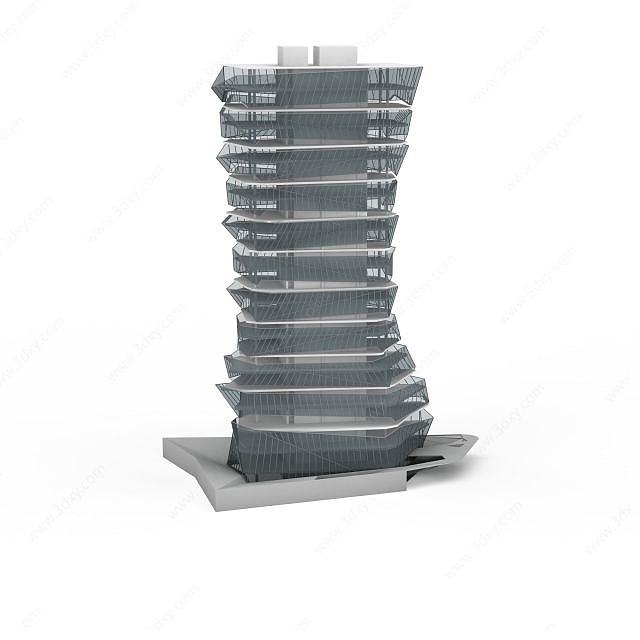 创意现代大楼3D模型