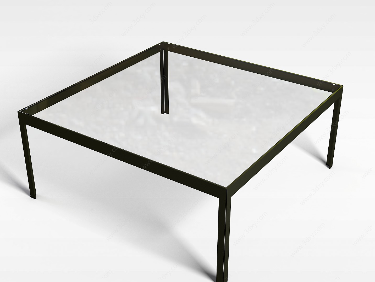 简易方形桌子3D模型