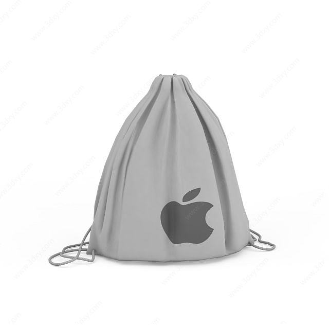 苹果手提袋3D模型