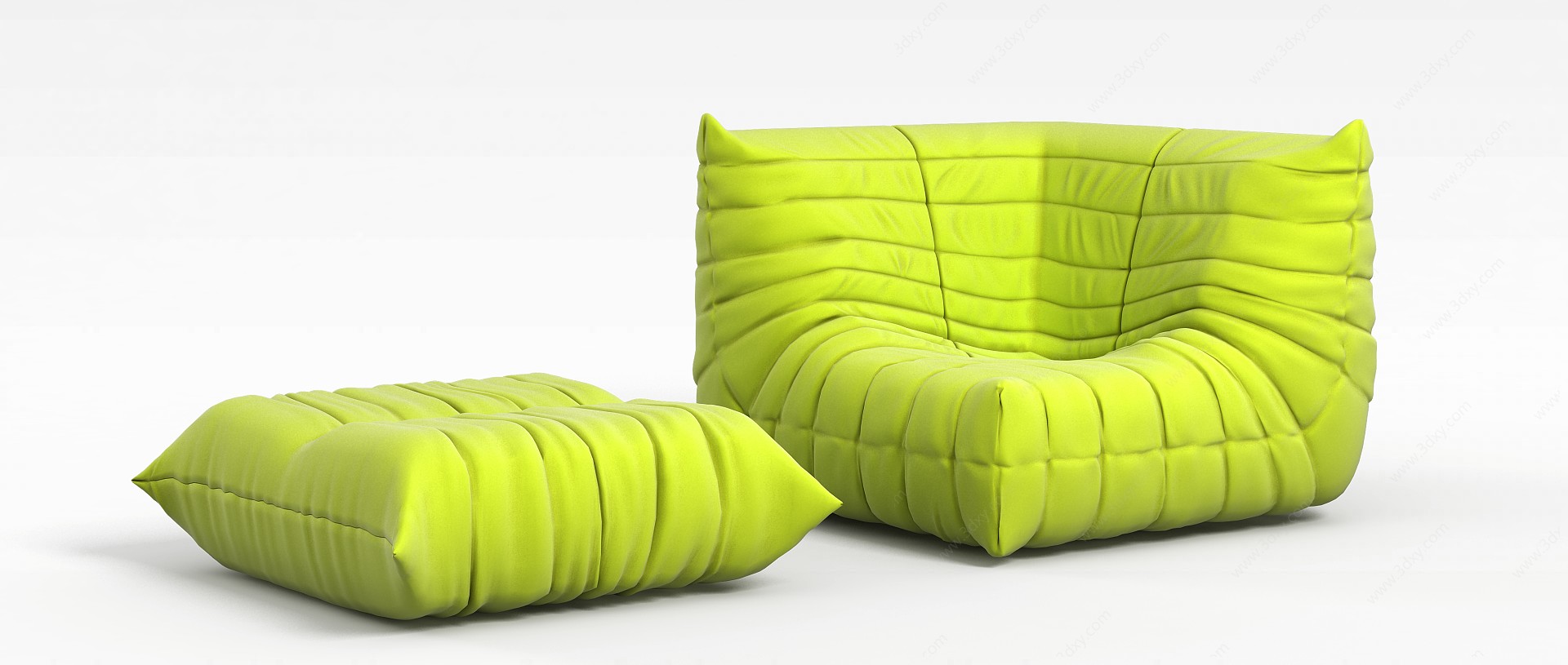 休闲沙发组合3D模型