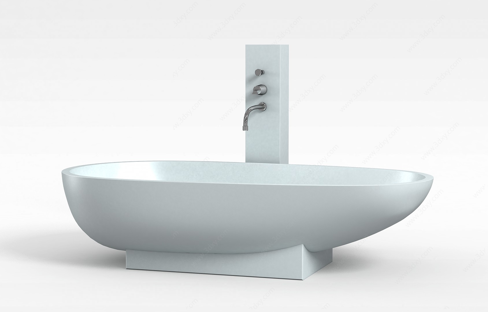 卫生间浴缸3D模型