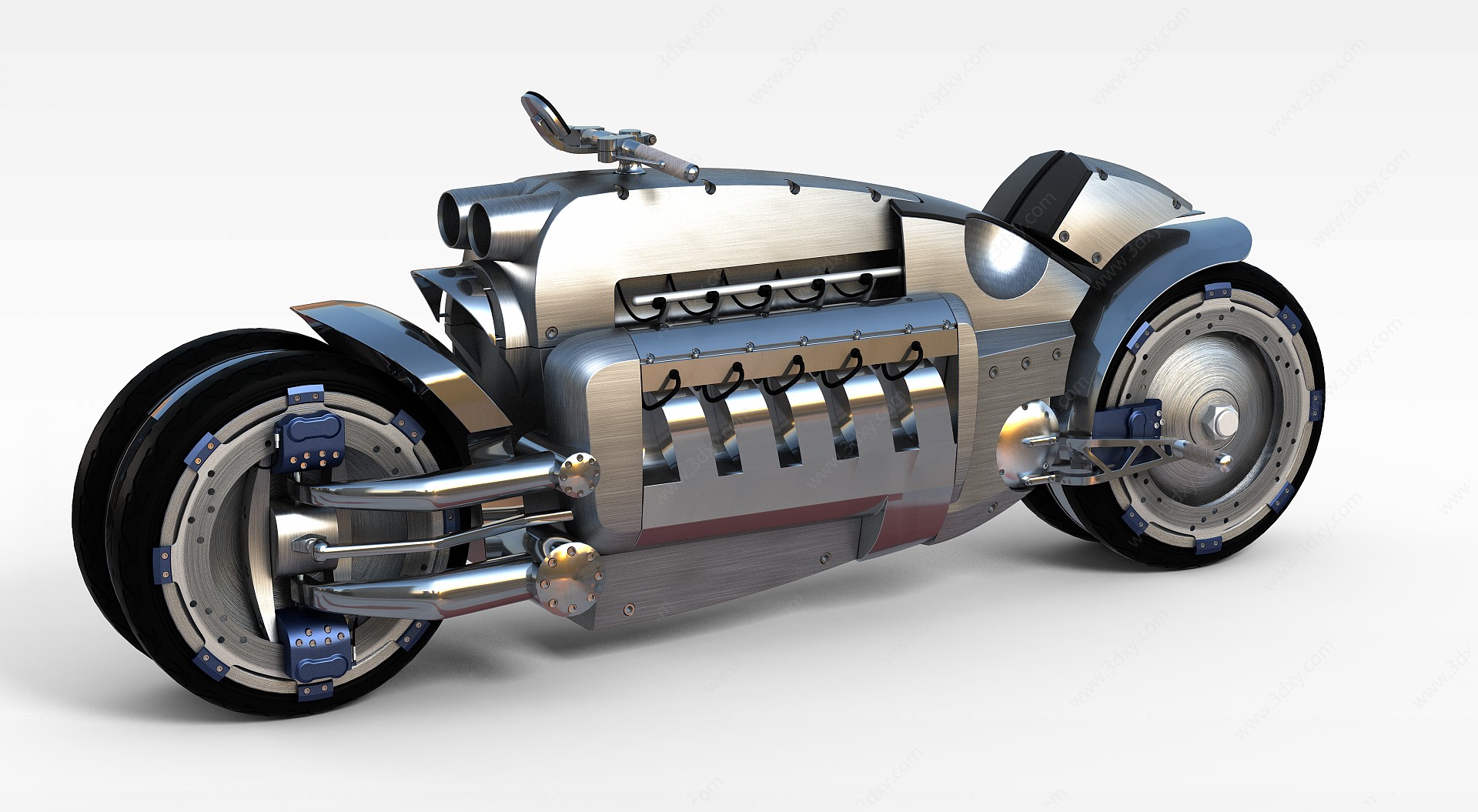 创意摩托车3D模型