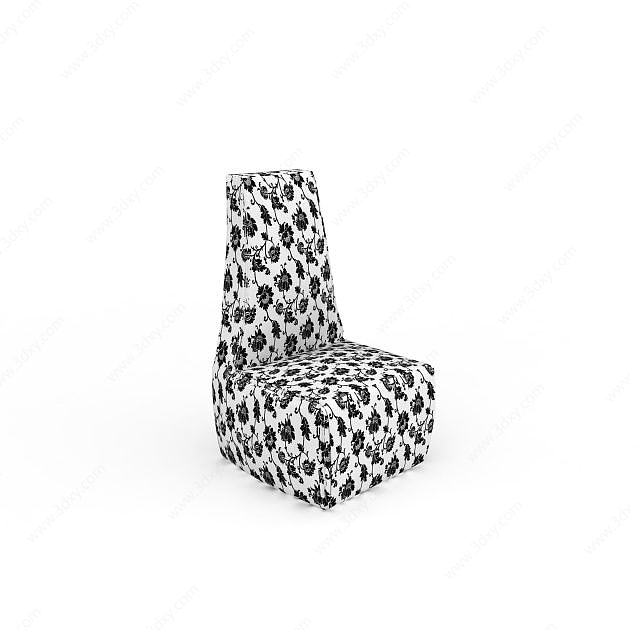 斑马点沙发3D模型