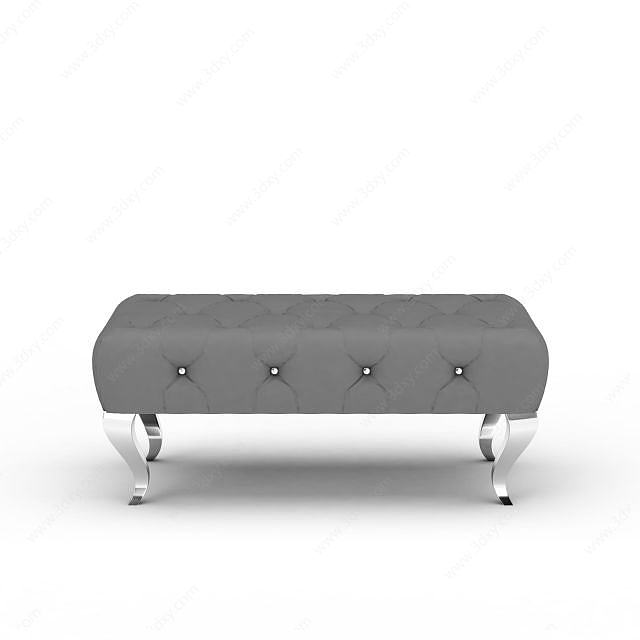 舒适沙发凳3D模型