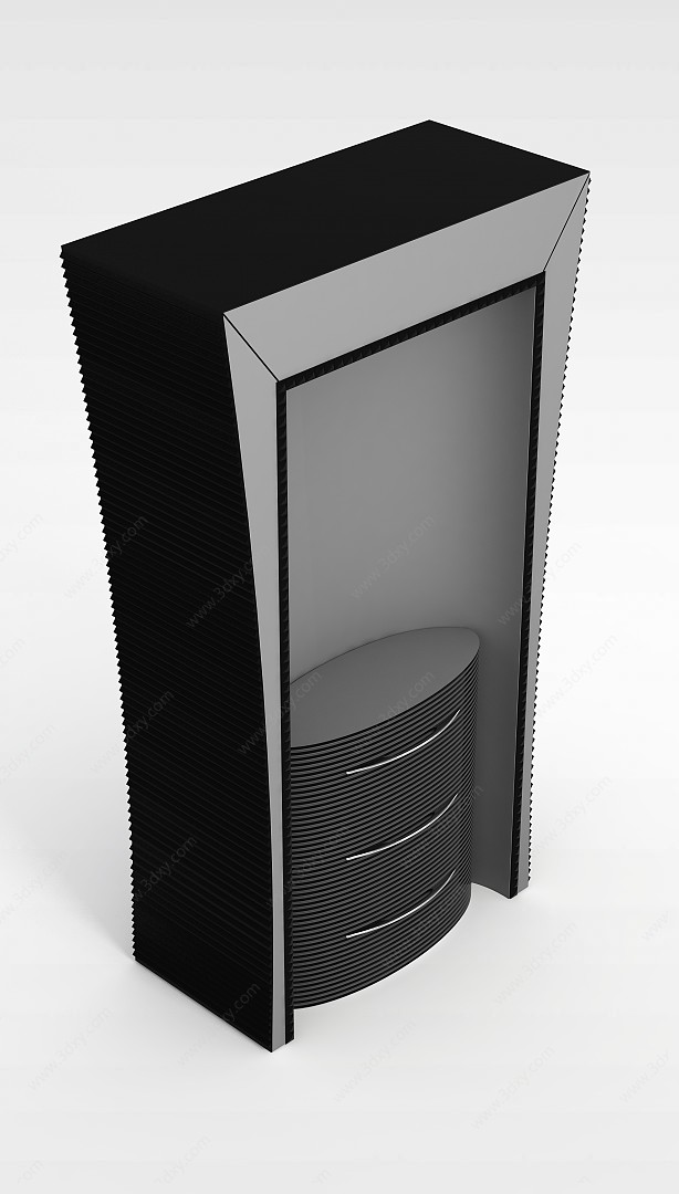 创意立式柜子3D模型
