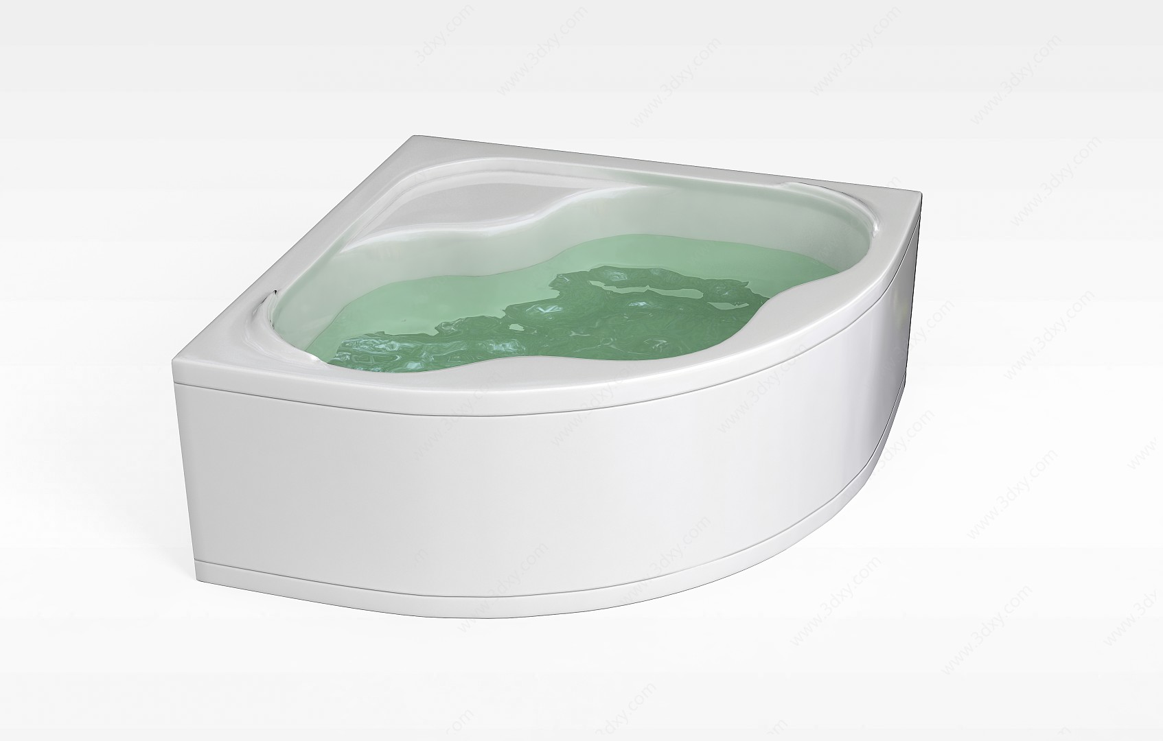 扇形浴缸3D模型