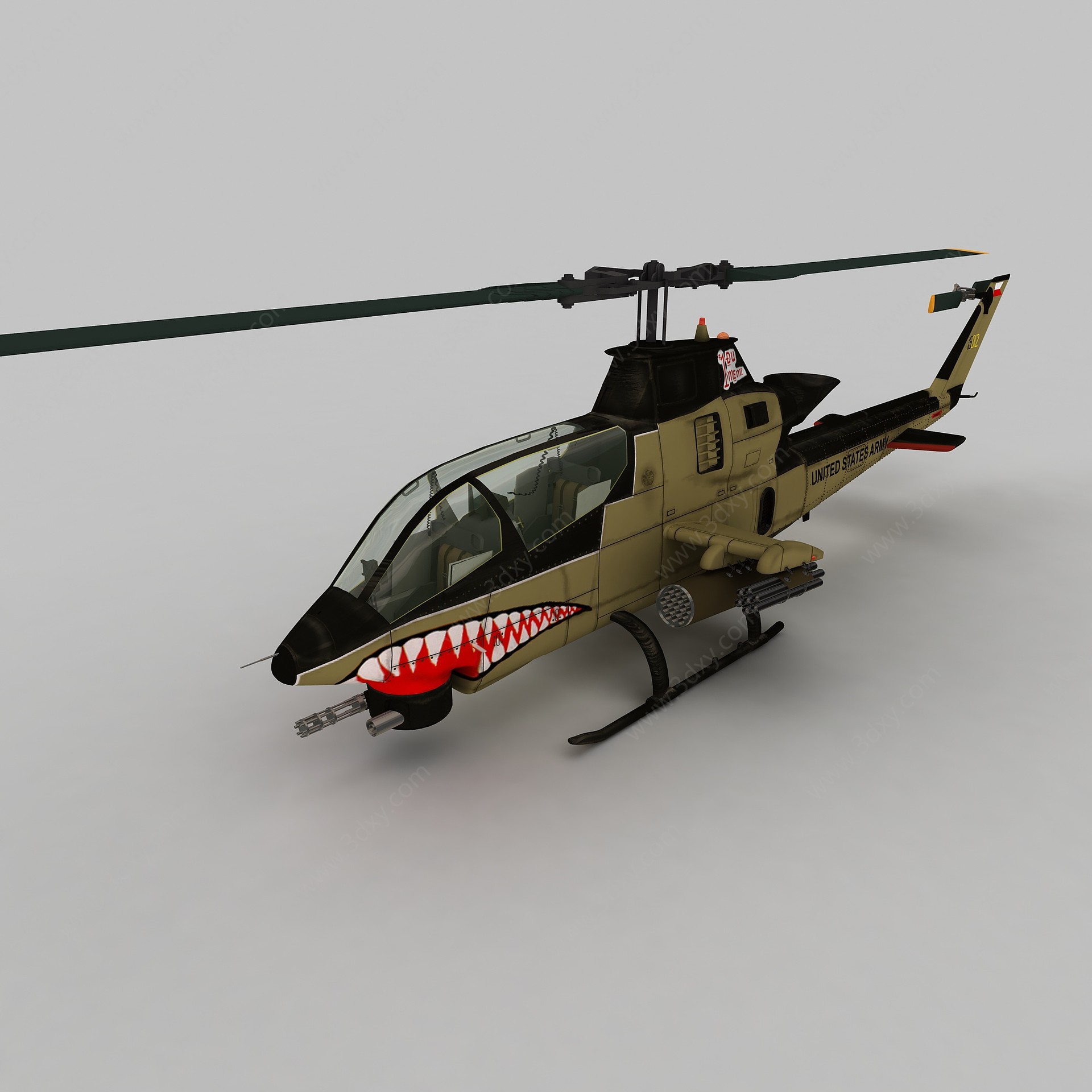AH11战斗机3D模型