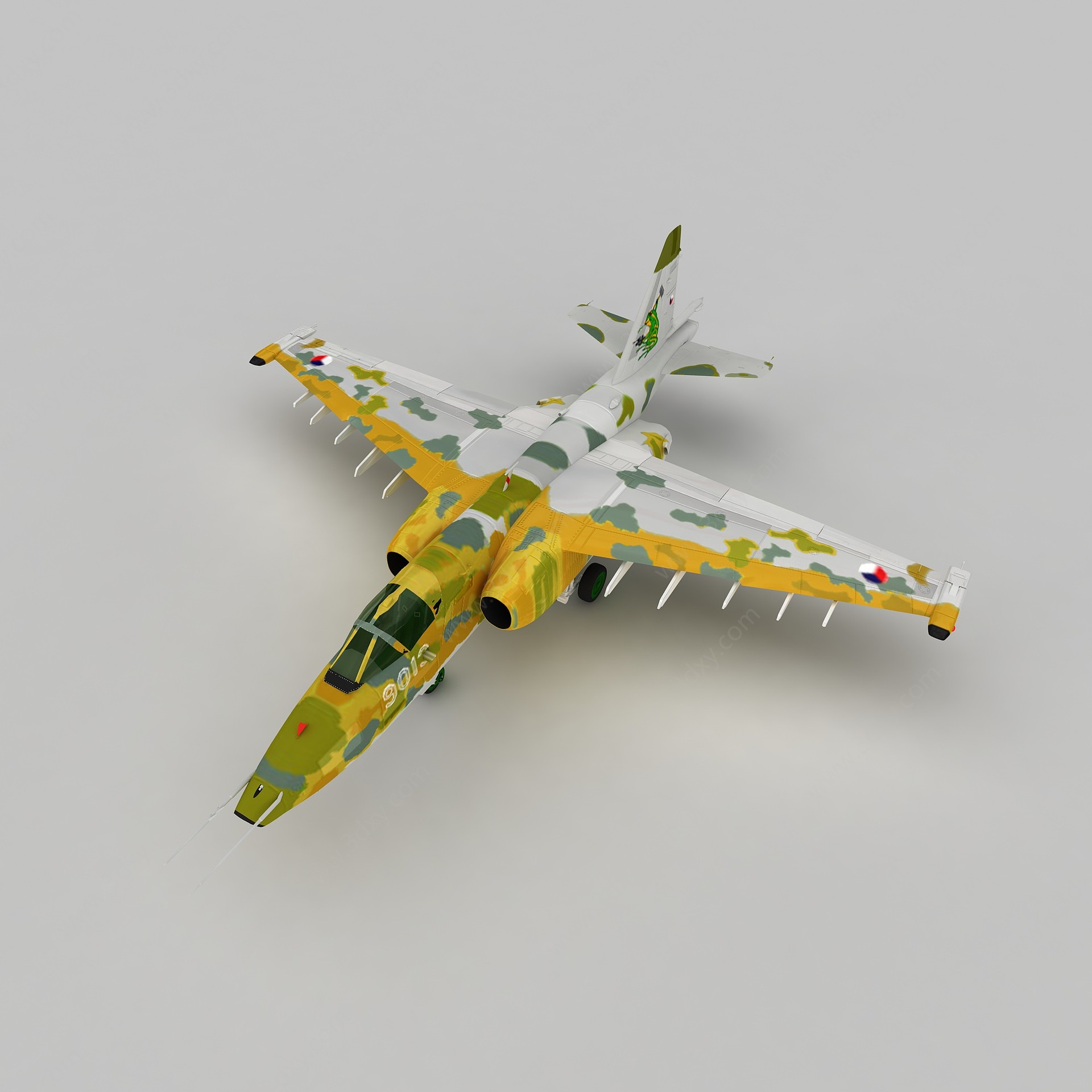 SU25战斗机3D模型
