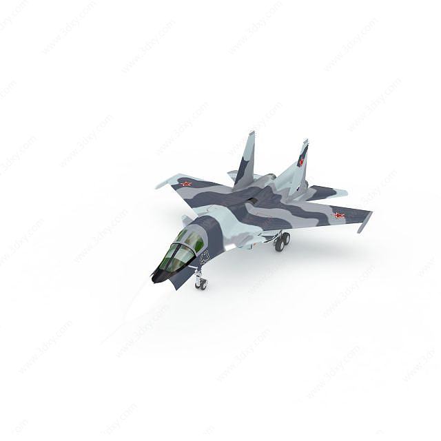 Sukhoi战斗机3D模型