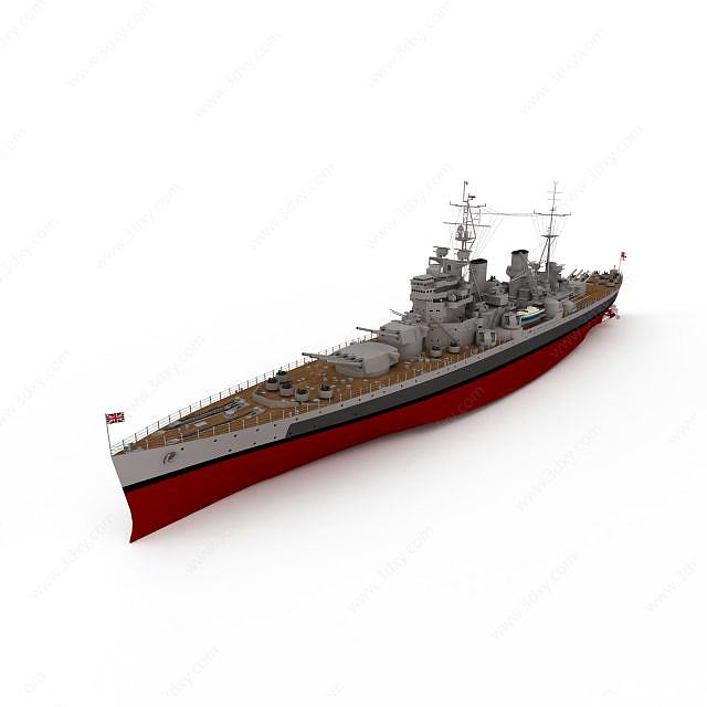 KGEORGE军舰3D模型