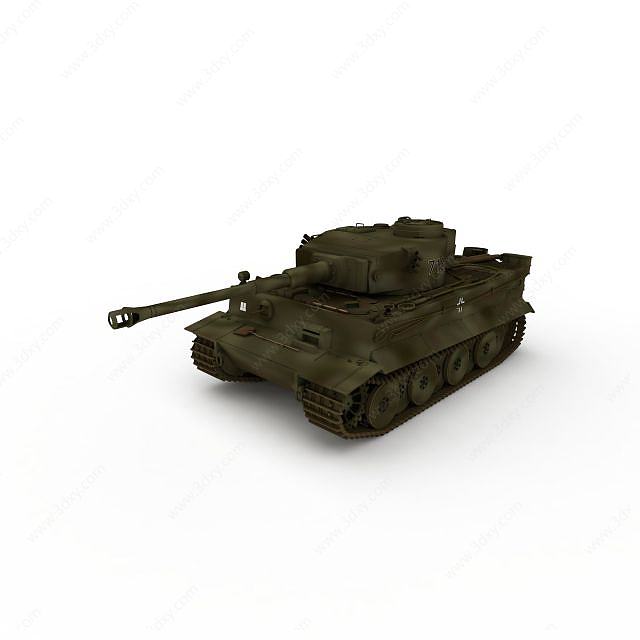 苏联T-43中型坦克3D模型