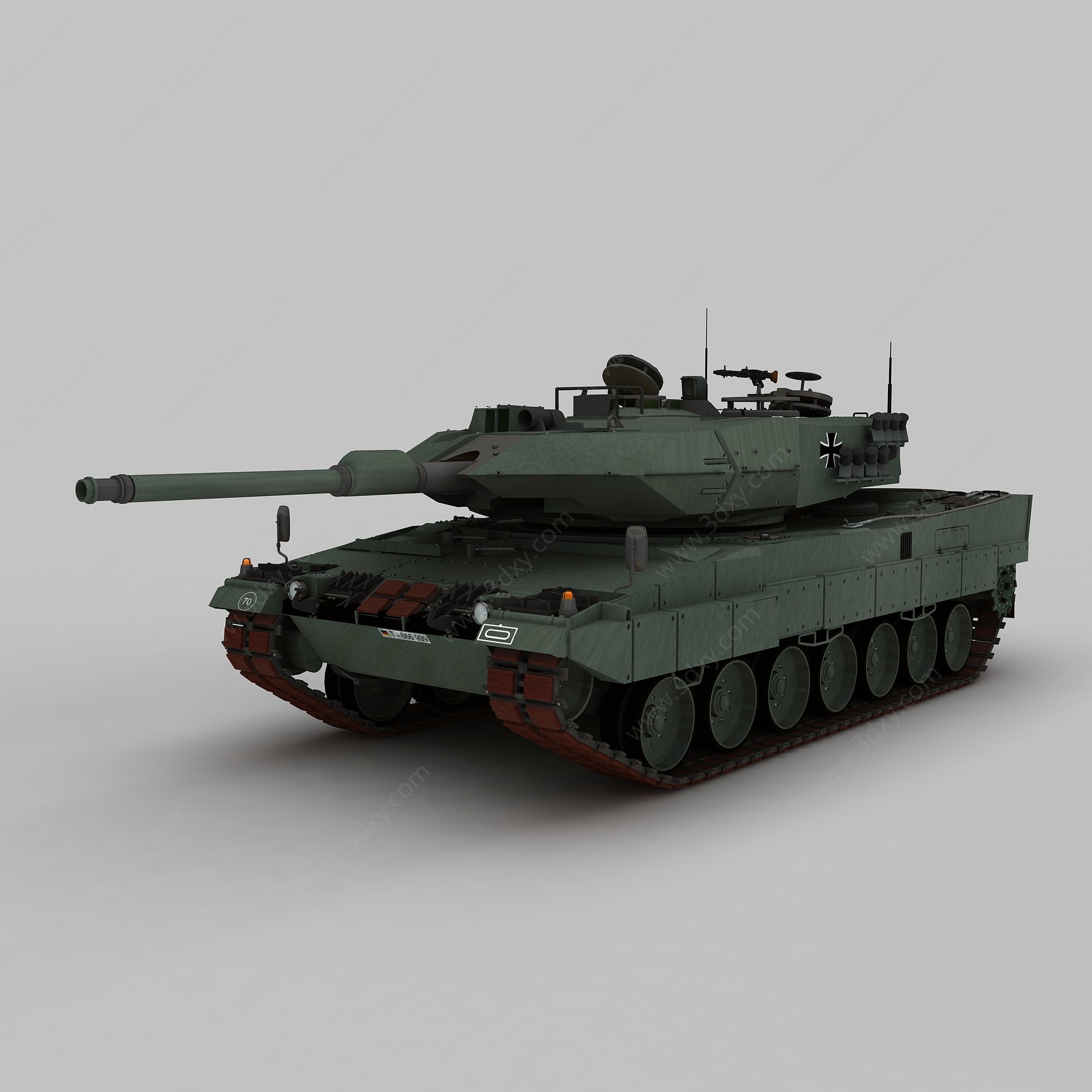美国M103重型坦克3D模型