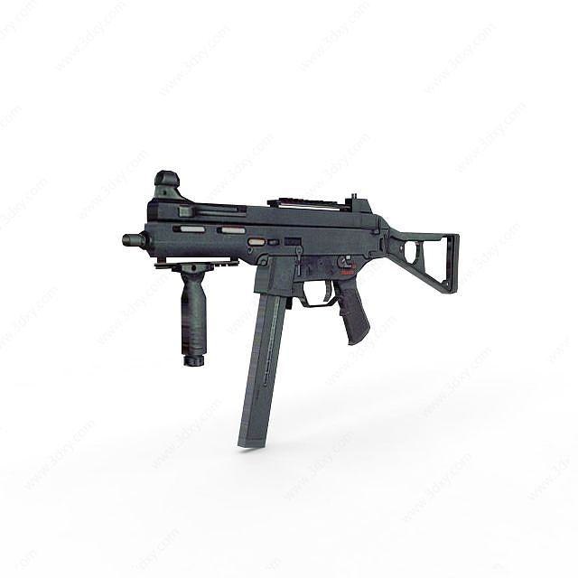 UMP45冲锋枪3D模型